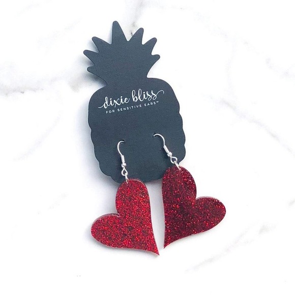 Dixie Bliss Jewelry - Asymmetrical Hearts